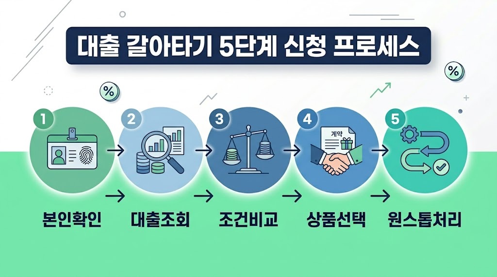 사업자 신용대출 갈아타기 신청 5단계