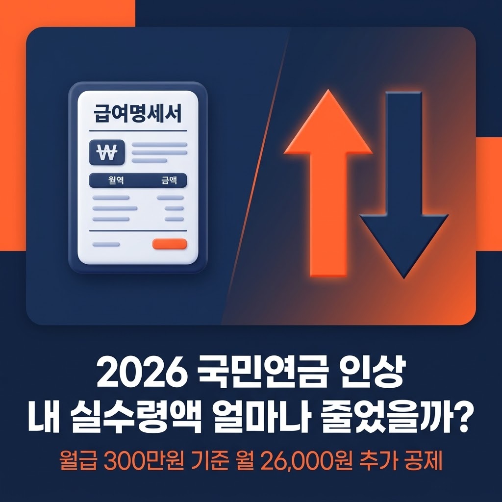 2026 국민연금 인상 실수령액 변화 썸네일