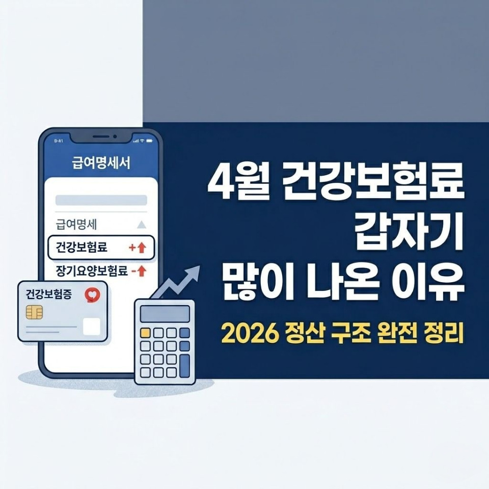 2026 건강보험료 연말정산 4월 정산 구조 안내