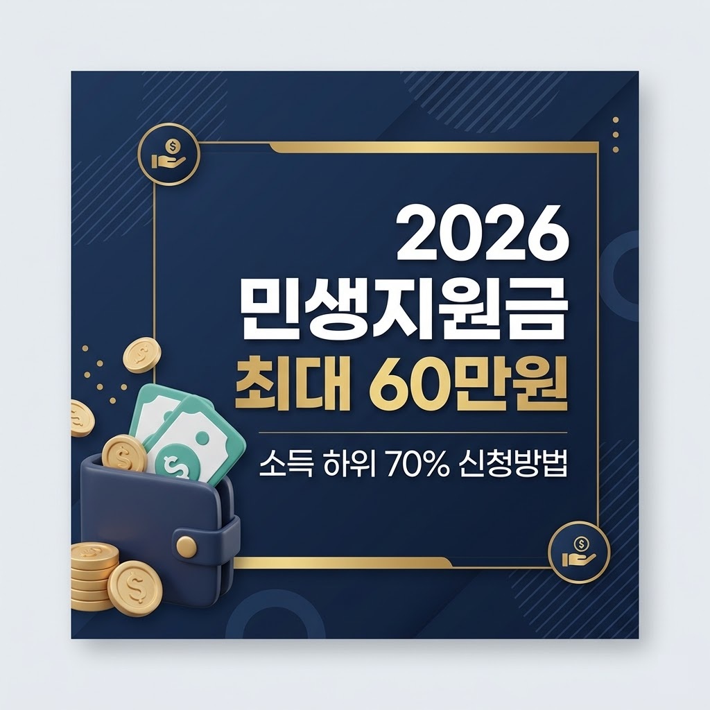 2026 민생지원금 신청방법: 소득 하위 70% 기준과 내가 받을 금액 계산법