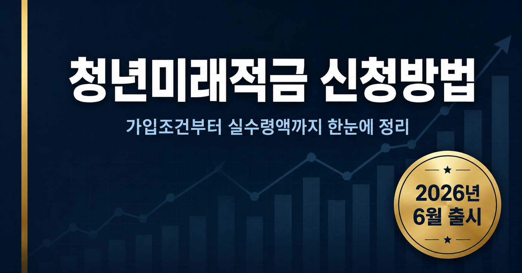 청년미래적금 신청방법 가입조건 실수령액 정리