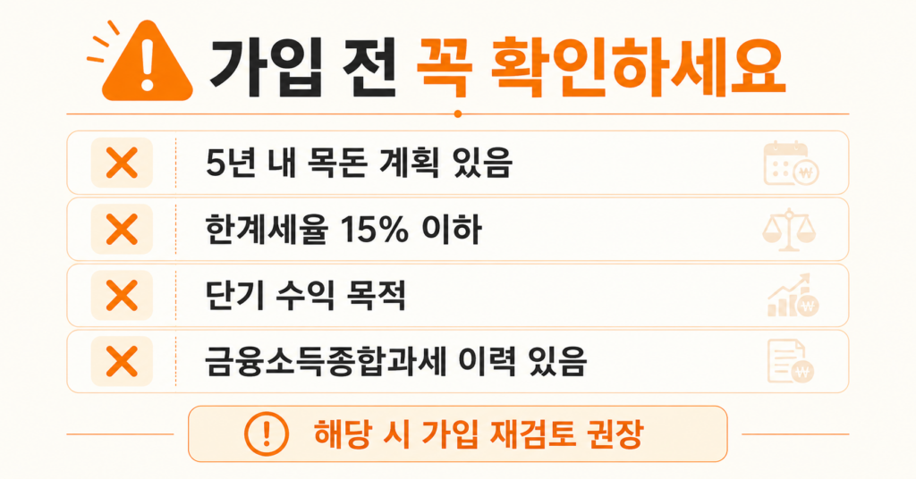 국민성장펀드 가입 전 체크리스트 주의사항